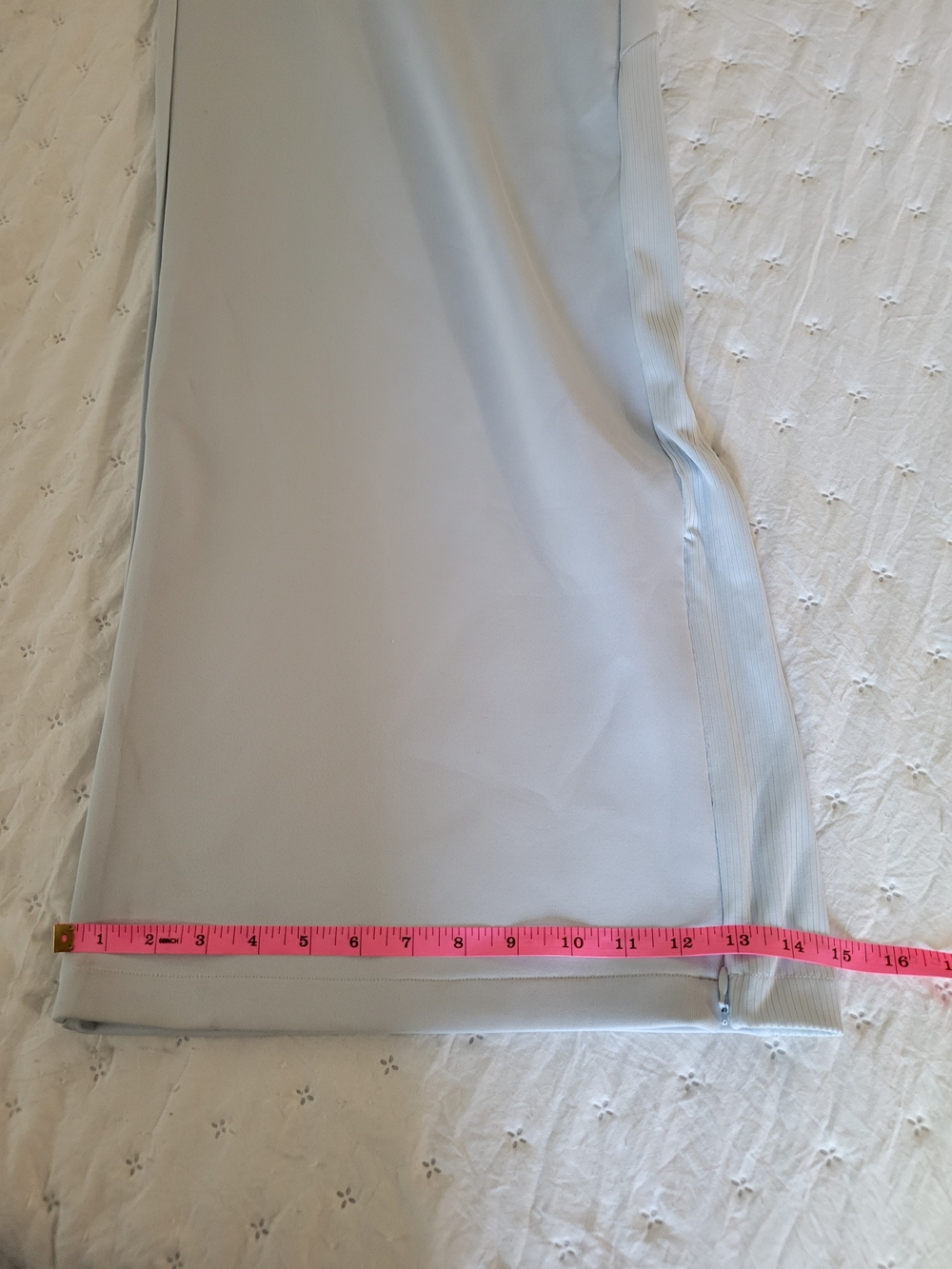 adidas Wide Leg Track Pants in Light Blue - Picture 12 of 14